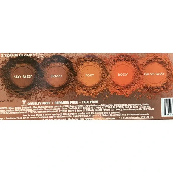 DOSE OF COLORS Sassy Siennas SHADOW PALETTE + DOC EYELINER Unbox (brown) NIB - Picture 3 of 3